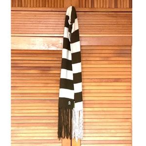 Striped Scarf with Fringes